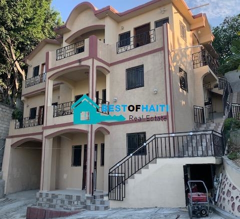 Hilltop Two Story Townhouse For Rent - Route de Freres, Petionville
