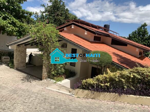 Furnished House for Rent in Juvenat (Caribe), Petionville, Haiti