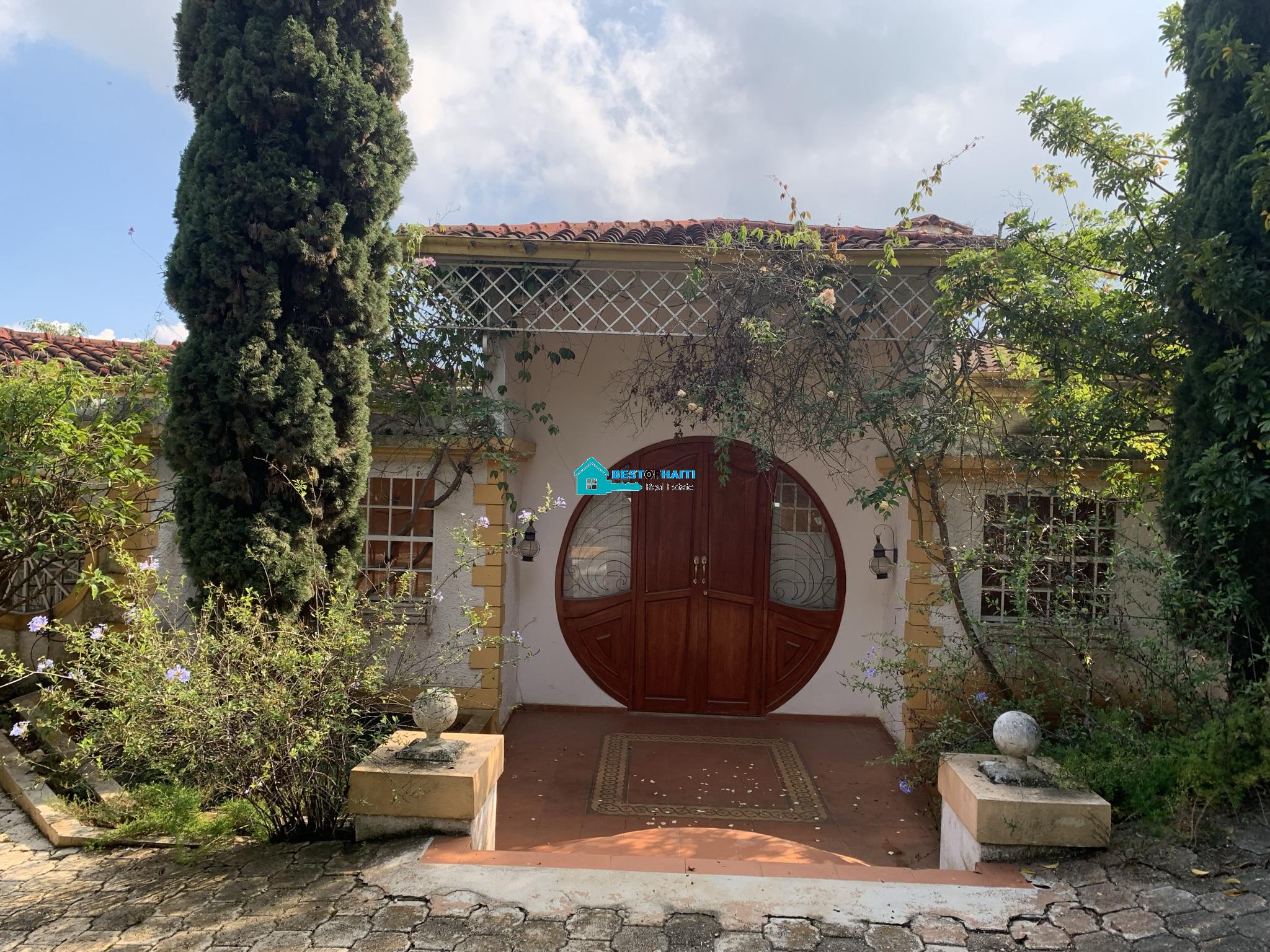 Magnificent, Move-in Ready, Safe House for Sale in Fort Jacques, Haiti Magnificent, Move-in Ready, Safe House for Sale in Fort Jacques, Haiti