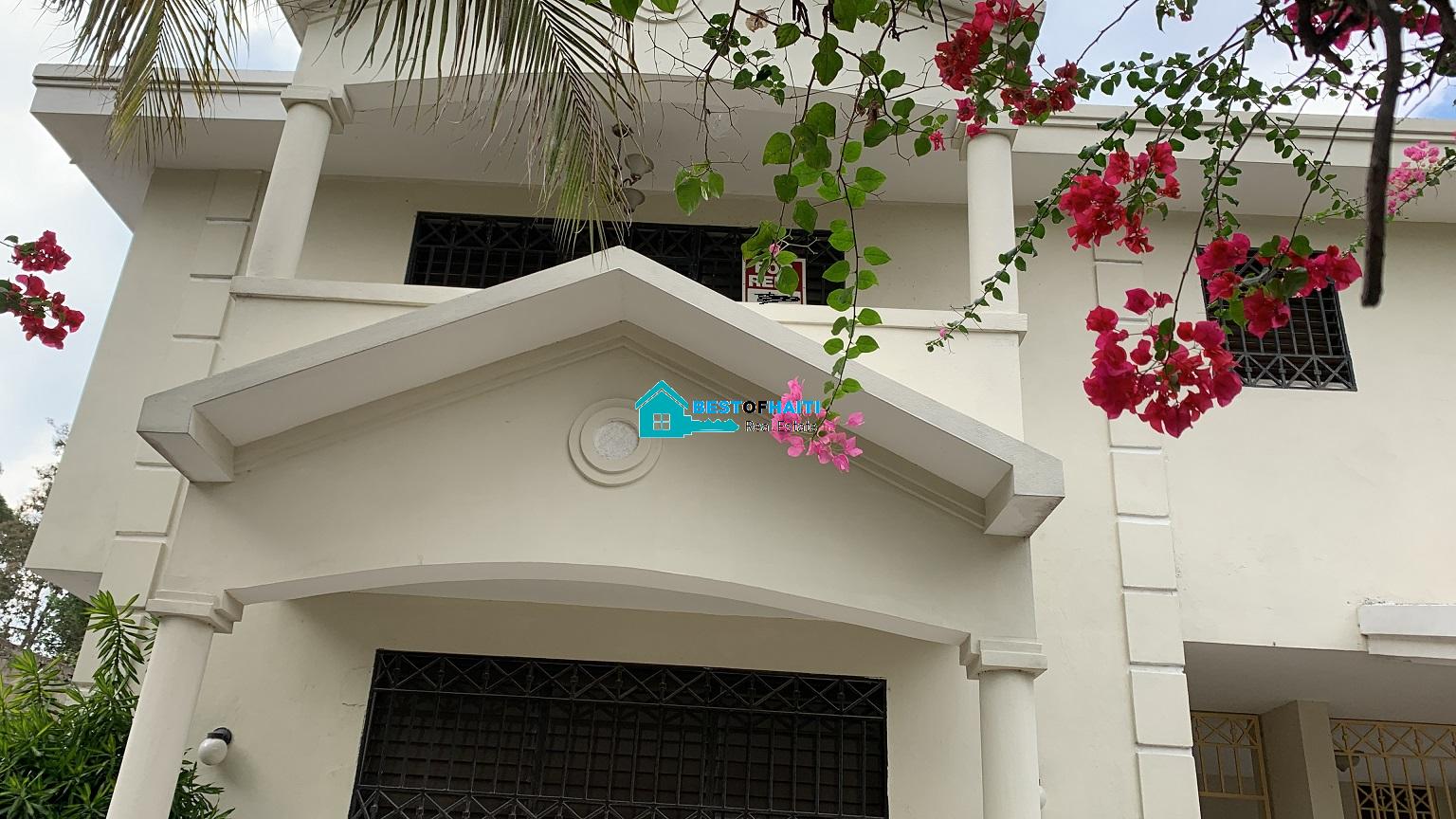 5 Beds, 4 Bath, Furnished House for Rent in Puits-Blain, Delmas, Haiti