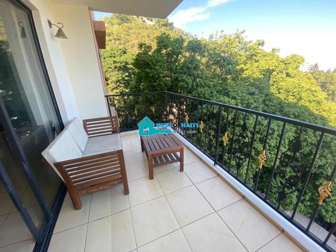 Furnished 2 Bedrooms Apartment for Rent in Montagne Noire, Petion-ville Furnished 2 Bedrooms Apartment for Rent in Montagne Noire, Petion-ville