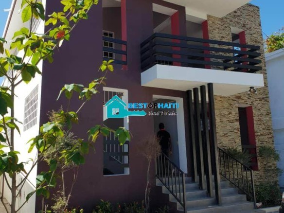 Beautiful, Modern, Newly Built Duplex for Sale - Torcel, Tabarre, Haiti