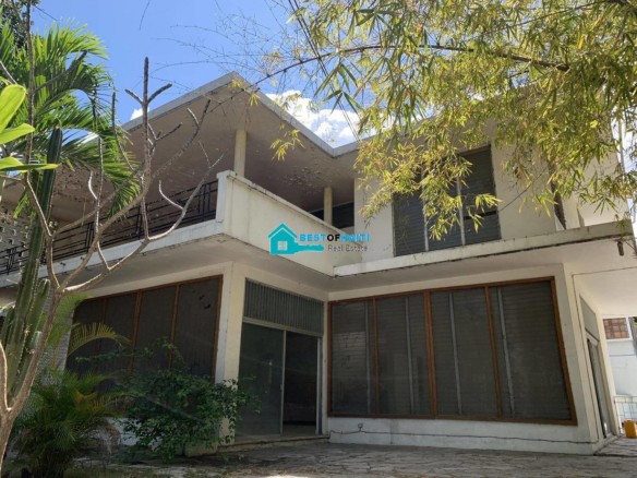 Two Houses Complex for Sale in Petion-Ville, Haiti - Big Pool, City Center
