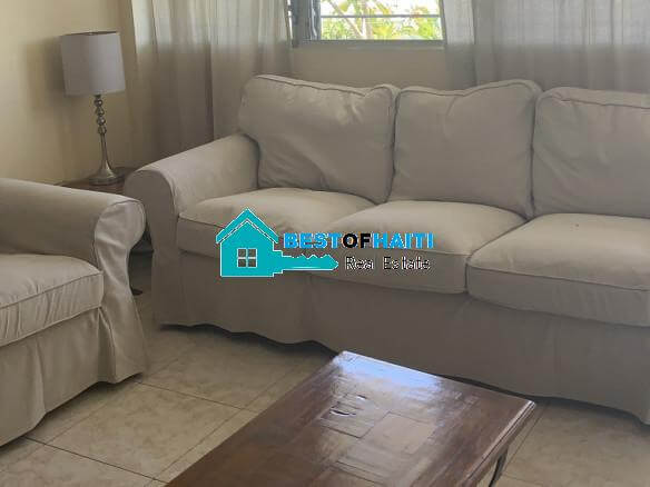 Furnished 2 Beds, Luxury Apartment for Rent in Morne Calvaire, Petionville