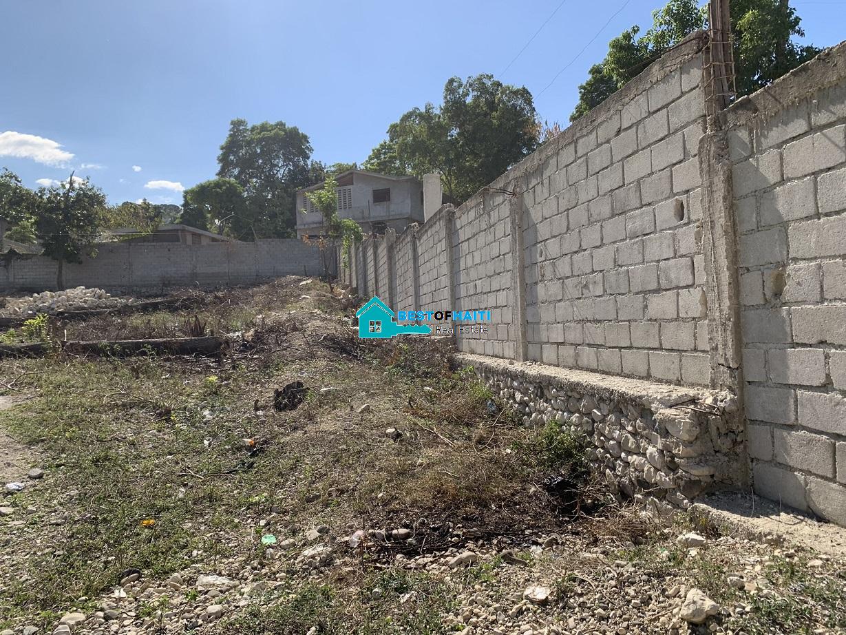 Fully Enclosed, 1290 M2, Cheap Land for Sale in Cargo, Petion-Ville, Haiti