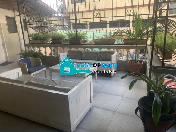Furnished, 24/7 Electricity, Security, Apartment for Rent in Petionville, Haiti