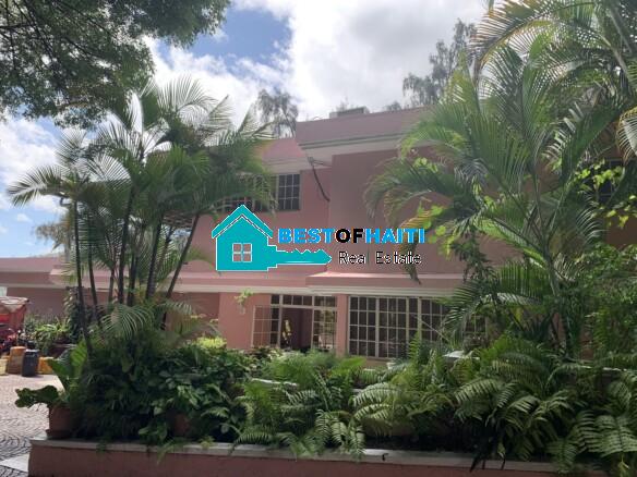 Furnished House For Sale In Pelerin 6, Petionville, Haiti - Big, 9 Bedrooms