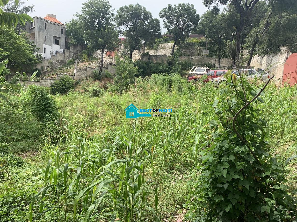 Fully Fenced, Flat Land for Sale In Juvenat, Petion-Ville, Haiti - Caribe Hotel Neighborhood