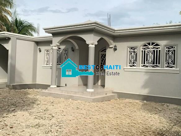New, Modern, Low House for Sale in Santo 3, Port-au-Prince, Haiti