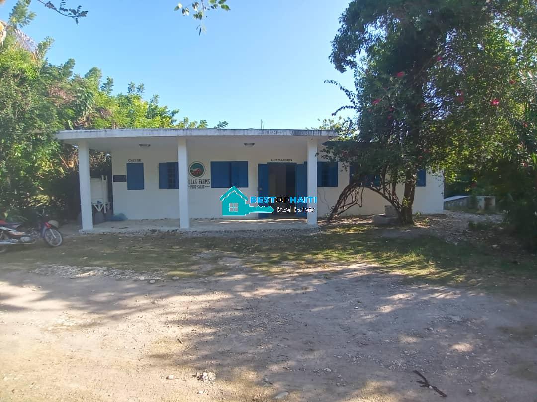 Small House for Sale in Port-Salut (Touyac), Haiti - 1/2 Acre Land