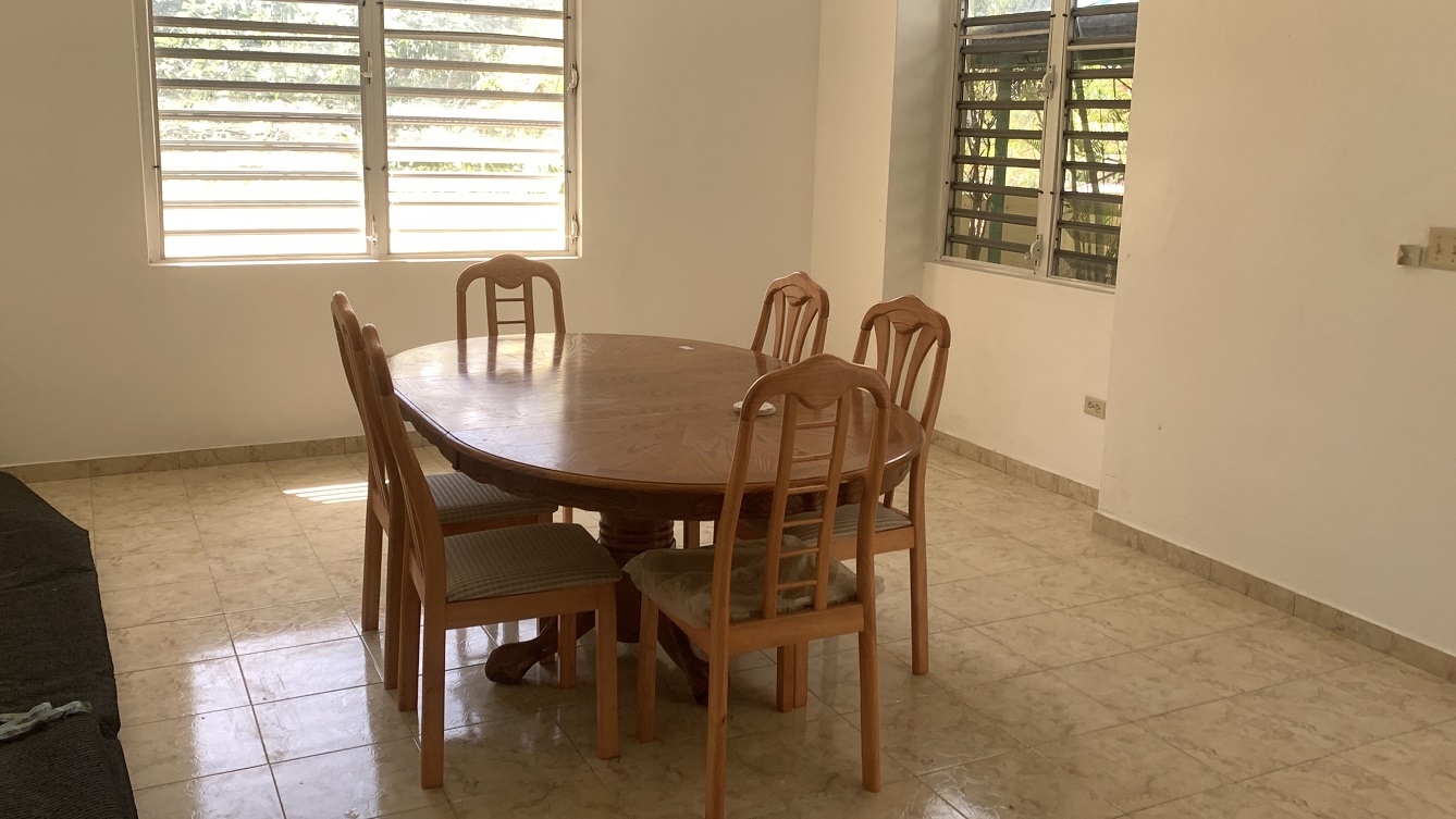 Brand-New, ALL-INCLUSIVE, Luxury Furnished Independent TOWNHOUSE for RENT in Laboule 10, Petion-Ville, Haiti – 3 Spacious Bedrooms (Master with Whirlpool Jacuzzi Bathtub), 2.5 Modern Bathrooms, Elegant Living/Dining Rooms, Fresh Contemporary Furniture & Appliances, Stylish Kitchen, Private Partially Covered Backyard, Air Conditioner Units (A/C), Ceiling Fans, Glistening Swimming Pool, Workout Gym, High-Speed Internet, Satellite TV, Exclusive, Personal Robust Solar-Powered System, Backup Generator, Security Guards, Washer/Dryer, Move-in Ready