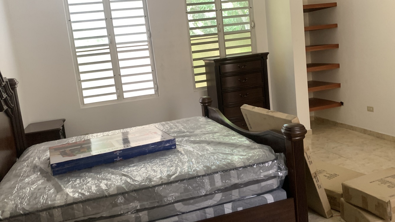 Brand-New, ALL-INCLUSIVE, Luxury Furnished Independent TOWNHOUSE for RENT in Laboule 10, Petion-Ville, Haiti – 3 Spacious Bedrooms (Master with Whirlpool Jacuzzi Bathtub), 2.5 Modern Bathrooms, Elegant Living/Dining Rooms, Fresh Contemporary Furniture & Appliances, Stylish Kitchen, Private Partially Covered Backyard, Air Conditioner Units (A/C), Ceiling Fans, Glistening Swimming Pool, Workout Gym, High-Speed Internet, Satellite TV, Exclusive, Personal Robust Solar-Powered System, Backup Generator, Security Guards, Washer/Dryer, Move-in Ready