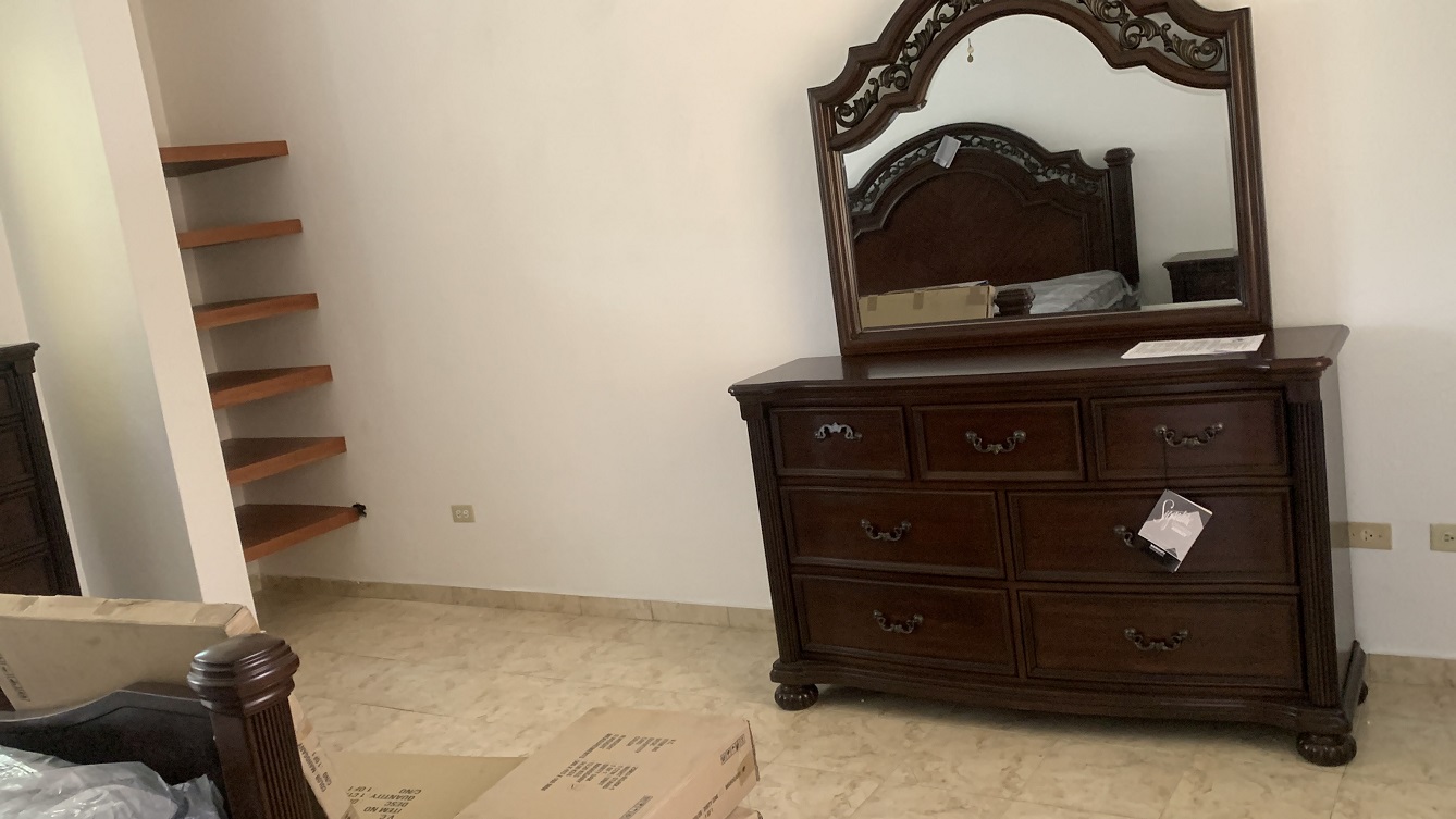 Brand-New, ALL-INCLUSIVE, Luxury Furnished Independent TOWNHOUSE for RENT in Laboule 10, Petion-Ville, Haiti – 3 Spacious Bedrooms (Master with Whirlpool Jacuzzi Bathtub), 2.5 Modern Bathrooms, Elegant Living/Dining Rooms, Fresh Contemporary Furniture & Appliances, Stylish Kitchen, Private Partially Covered Backyard, Air Conditioner Units (A/C), Ceiling Fans, Glistening Swimming Pool, Workout Gym, High-Speed Internet, Satellite TV, Exclusive, Personal Robust Solar-Powered System, Backup Generator, Security Guards, Washer/Dryer, Move-in Ready