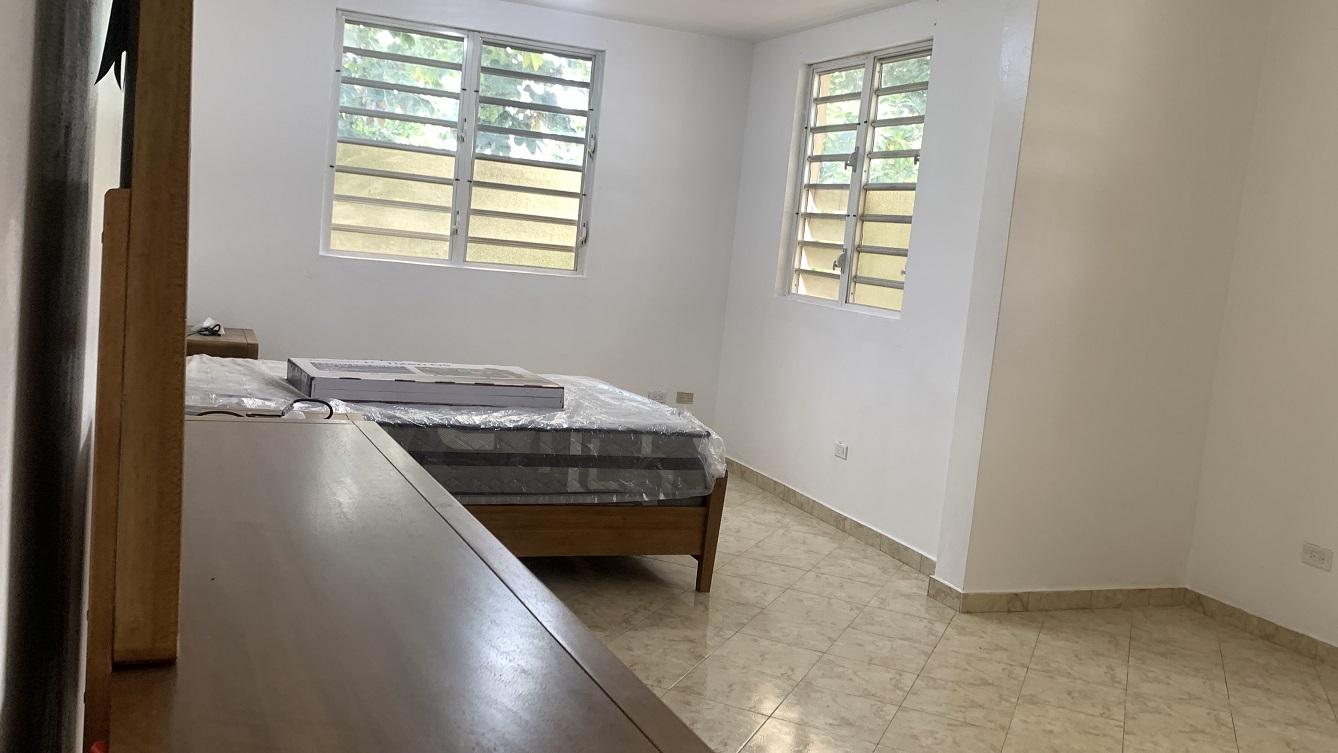 Brand-New, ALL-INCLUSIVE, Luxury Furnished Independent TOWNHOUSE for RENT in Laboule 10, Petion-Ville, Haiti – 3 Spacious Bedrooms (Master with Whirlpool Jacuzzi Bathtub), 2.5 Modern Bathrooms, Elegant Living/Dining Rooms, Fresh Contemporary Furniture & Appliances, Stylish Kitchen, Private Partially Covered Backyard, Air Conditioner Units (A/C), Ceiling Fans, Glistening Swimming Pool, Workout Gym, High-Speed Internet, Satellite TV, Exclusive, Personal Robust Solar-Powered System, Backup Generator, Security Guards, Washer/Dryer, Move-in Ready
