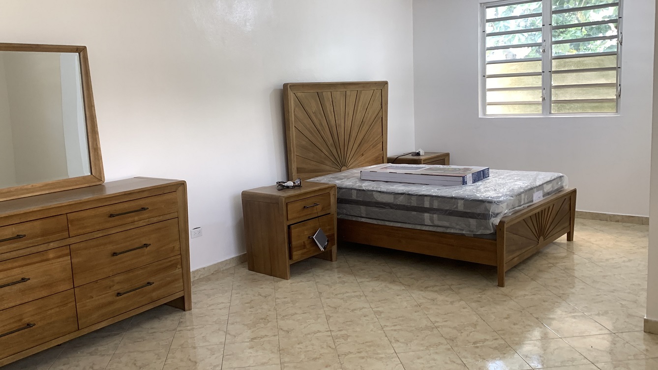 Brand-New, ALL-INCLUSIVE, Luxury Furnished Independent TOWNHOUSE for RENT in Laboule 10, Petion-Ville, Haiti – 3 Spacious Bedrooms (Master with Whirlpool Jacuzzi Bathtub), 2.5 Modern Bathrooms, Elegant Living/Dining Rooms, Fresh Contemporary Furniture & Appliances, Stylish Kitchen, Private Partially Covered Backyard, Air Conditioner Units (A/C), Ceiling Fans, Glistening Swimming Pool, Workout Gym, High-Speed Internet, Satellite TV, Exclusive, Personal Robust Solar-Powered System, Backup Generator, Security Guards, Washer/Dryer, Move-in Ready