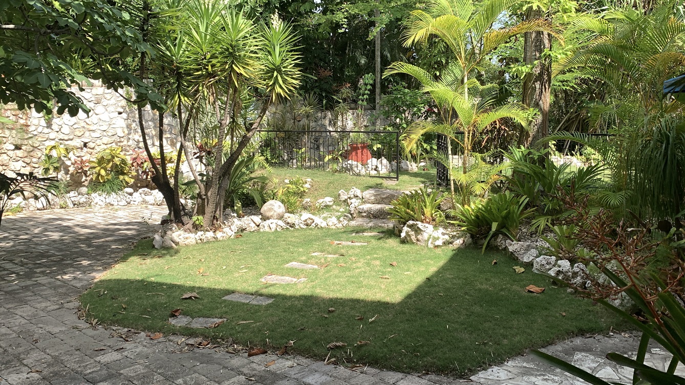 FURNISHED LUXURY MOUNTAIN ESTATE for RENT, Montagne Noire (Lower – Near Spain’s Embassy), Petion-Ville, Haiti – 4 Spacious Bedrooms, 5 Bathrooms, Office Space, Expensive Modern Antique Furniture, Modern Appliances, 24/7 Robust Solar-Powered Electricity, Backup Generator, Security Guards on Rotation, WiFi/Internet, Servant Quarter, Big Yards with Flowers, Lush Greenery & Manicured Grass, Gleaming Swimming Pool, Parking for 5+ Cars