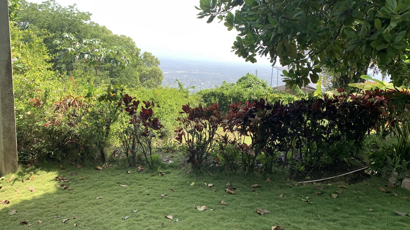FURNISHED LUXURY MOUNTAIN ESTATE for RENT, Montagne Noire (Lower – Near Spain’s Embassy), Petion-Ville, Haiti – 4 Spacious Bedrooms, 5 Bathrooms, Office Space, Expensive Modern Antique Furniture, Modern Appliances, 24/7 Robust Solar-Powered Electricity, Backup Generator, Security Guards on Rotation, WiFi/Internet, Servant Quarter, Big Yards with Flowers, Lush Greenery & Manicured Grass, Gleaming Swimming Pool, Parking for 5+ Cars