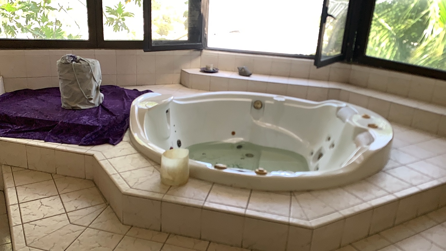 Palace-Style Villa for Sale, Vivy Mitchell, Petion-Ville, Haiti – House or Home has 6 Spacious Bedrooms, 5 1/2 Bathrooms, Multiple Grand Living & Dining Rooms, Majestic Kitchen, Whirlpool Jacuzzi Tub in Master Bedroom, Walk-in Closet, Basement Game Room & Gym, Floor-to-Ceiling Windows, Big Balconies, Terrace & Decks, Indoor & Outdoor Seating Areas, Ample Front-Back Yard Space, Reserved Space for Swimming Pool, Fruits, Vegetables, Tropical Trees, Two Gates, Brick Fence, Parking for 13+ Cars
