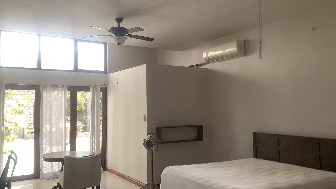 Lavish Furnished Paraseismic Mansion for Sale in Juvenat (Karibe Hotel Green Zone), Port-au-Prince, Haiti – 4 Spacious Bedrooms with Modern High-end Furniture & Appliances, Large Circular Living/Dining Rooms, 3 1/2 Stylish Bathrooms, Gourmet Kitchen, Panoramic Living/Dining Rooms, Gleaming Swimming Pool with Attached Jacuzzi, Multiple Seating Areas, Exclusive/Private Neighborhood, Robust 24/7 Solar-Powered Electricity System, Servant/Security Quarter