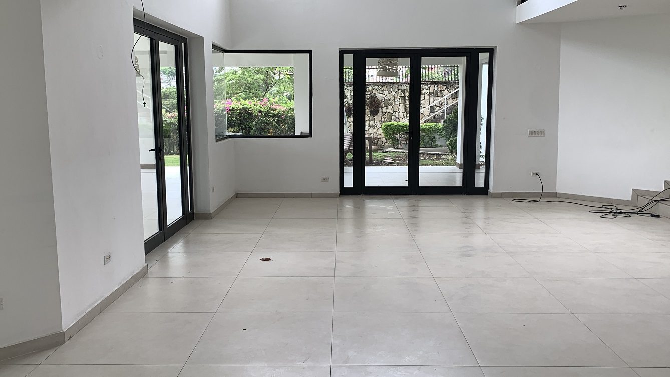 Newly Renovated FURNISHED MEGA LUXURY HOUSE for SALE, Juvenat (Yards from Karibe Hotel), Petion-Ville, Haiti – 4 Spacious Bedrooms, 3 1/2 Baths, Brand New Modern Furniture & Appliances,  Contemporary Island Kitchen, Manicured Backyard, Space for Sparkling Swimming Pool, 24/7 Robust Solar-Powered Electricity, Backup Generator, Security Guards on Rotation, WiFi/Internet, Servant Quarter, 10+ Parking Spaces, Lots of Greenery, Fruit, Vegetable, Tropical Trees, and More…