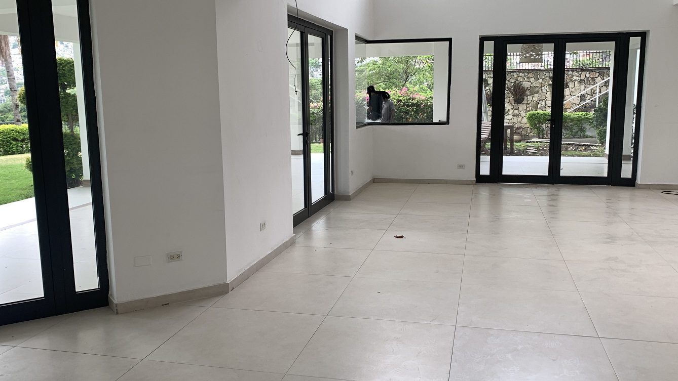 Newly Renovated FURNISHED MEGA LUXURY HOUSE for SALE, Juvenat (Yards from Karibe Hotel), Petion-Ville, Haiti – 4 Spacious Bedrooms, 3 1/2 Baths, Brand New Modern Furniture & Appliances,  Contemporary Island Kitchen, Manicured Backyard, Space for Sparkling Swimming Pool, 24/7 Robust Solar-Powered Electricity, Backup Generator, Security Guards on Rotation, WiFi/Internet, Servant Quarter, 10+ Parking Spaces, Lots of Greenery, Fruit, Vegetable, Tropical Trees, and More…