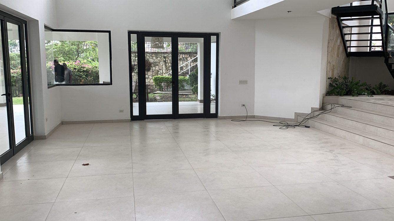 Newly Renovated FURNISHED MEGA LUXURY HOUSE for SALE, Juvenat (Yards from Karibe Hotel), Petion-Ville, Haiti – 4 Spacious Bedrooms, 3 1/2 Baths, Brand New Modern Furniture & Appliances,  Contemporary Island Kitchen, Manicured Backyard, Space for Sparkling Swimming Pool, 24/7 Robust Solar-Powered Electricity, Backup Generator, Security Guards on Rotation, WiFi/Internet, Servant Quarter, 10+ Parking Spaces, Lots of Greenery, Fruit, Vegetable, Tropical Trees, and More…