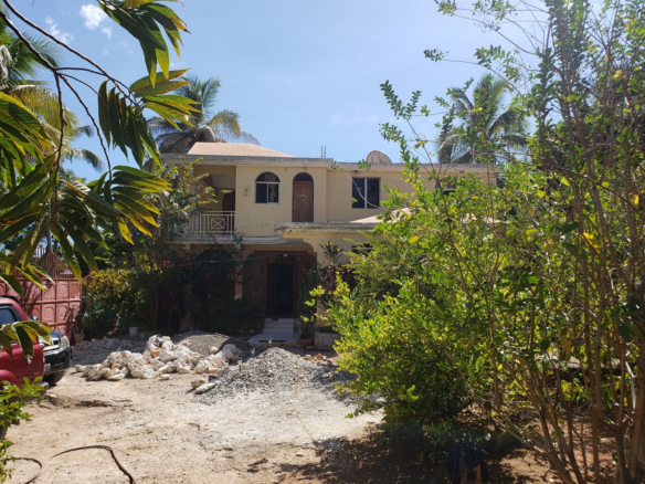 Two-Story House + Apartment + Land for Sale, Meyer, Jacmel, Haiti